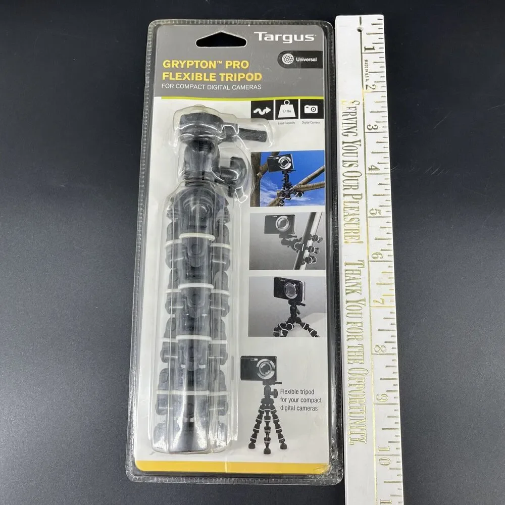 Targus TG-GT80G-101 Grypton Pro XL Flexible Tripod Black Gray (Package Damage)